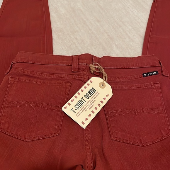 Lucky brand red skinny jeans - Picture 3 of 3